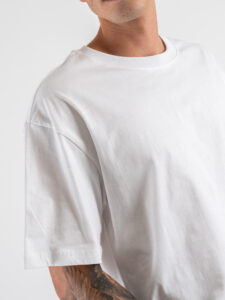 IMPERIAL T-shirt over con scritta sul retro T8406UP02 Bianco (4)