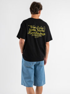 IMPERIAL T-shirt over con scritta sul retro T8406UP02 Nero (2)
