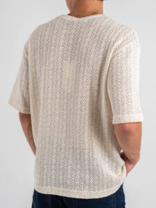 IMPERIAL T-shirt traforata T6407E409 Beige (1)