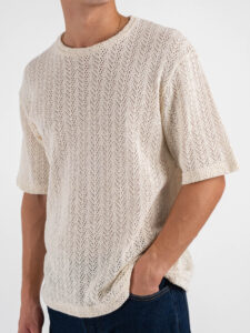 IMPERIAL T-shirt traforata T6407E409 Beige (5)