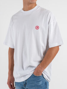 INDEPENDENT REPUBLIC T-shirt boxy fit con stampa PEGASUS Bianca (6)