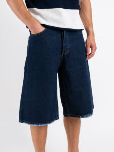 Jorts baggy in jeans 2639 Blu (2)