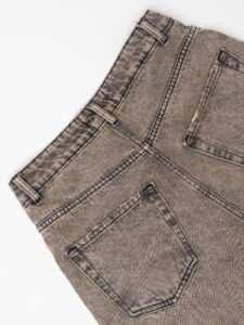 Jorts baggy in jeans 2701 Grigio