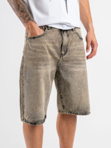 Jorts baggy in jeans 8288 Grigio (1)