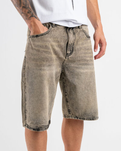 Jorts baggy in jeans 8288 Grigio 1 Nuovi Arrivi
