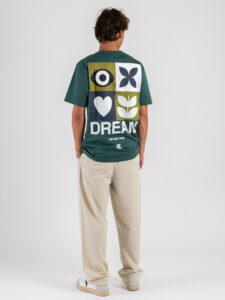 ONLY&SONS T-shirt con stampa box colori e simboli GIROUD 22036984 Mallard Green (1)