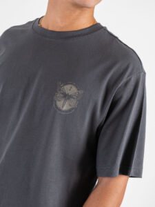 ONLY&SONS T-shirt over con stampa Butterfly fronteretro TRISTAN 22035827 Grey Pristine (4)