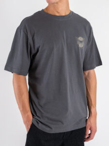 ONLY&SONS T-shirt over con stampa Butterfly fronteretro TRISTAN 22035827 Grey Pristine (5)