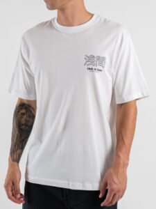 ONLY&SONS T-shirt over con stampa Mount Chin TRISTAN 22035827 Bright White (4)