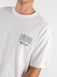 ONLY&SONS T-shirt over con stampa Mount Chin TRISTAN 22035827 Bright White (5)