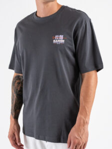 ONLY&SONS T-shirt over con stampa Ramen fronteretro TRISTAN 22035827 Grey Pinstripe (2)