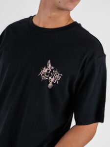 ONLY&SONS T-shirt over con stampa Rondini TRISTAN 22035827 Black (6)