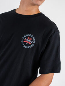 ONLY&SONS T-shirt over con stampa Sushi fronteretro TRISTAN 22035827 Black (4)