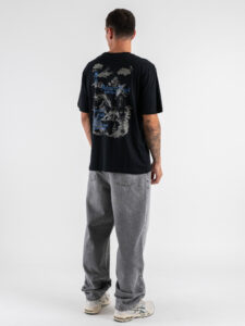 ONLY&SONS T-shirt over con stampa mount fuji TRISTAN 22035827 Black (3)