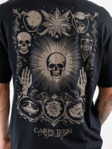 ONLY&SONS T-shirt over con stampa skull TRISTAN 22035827 Black (1)