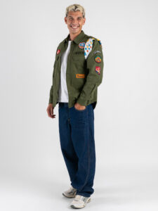 BERNA Camicia Boy Scout con patch 252258 Verde (5)