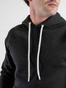 BERNA Felpa con cappuccio felpata con logo sulla manica 252019 Piombo (3)