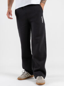 BERNA Pantalone tuta felpato relaxed fit 252196 Piombo (4)