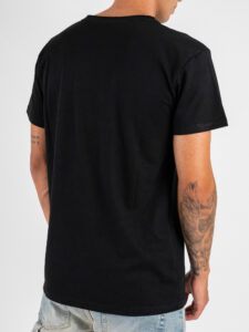 BERNA T-shirt in cotone a mm con logo sulla manica 252017 Nera (5)