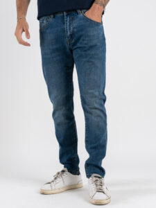 GIANNI LUPO Jeans basico skinny leggermente slavato PAUL GL6308Q Azzurro (3)