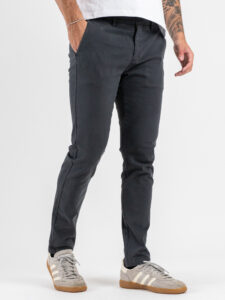 GIANNI LUPO Pantalone chinos in cotone pesante TAHOMA Dark Grey (4)