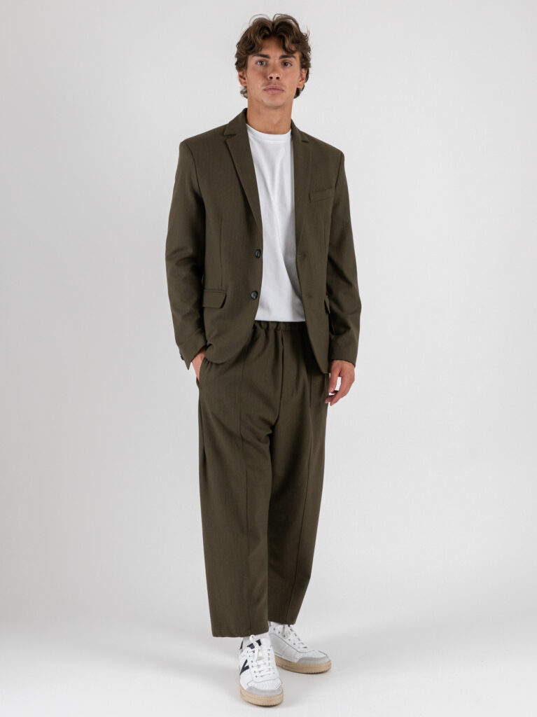 IMPERIAL Giacca monopetto da abito gessata con due bottoni JZDMKAO Militare 1 Abiti