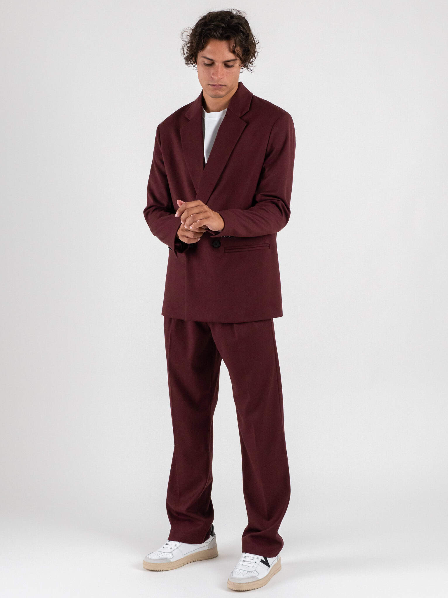 IMPERIAL Giacca over un petto e mezzo JZ1MKBV Bordeaux