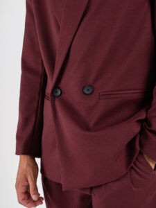 IMPERIAL Giacca over un petto e mezzo JZ1MKBV Bordeaux (4)