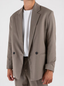 IMPERIAL Giacca over un petto e mezzo JZ1MKBV Taupe (1)