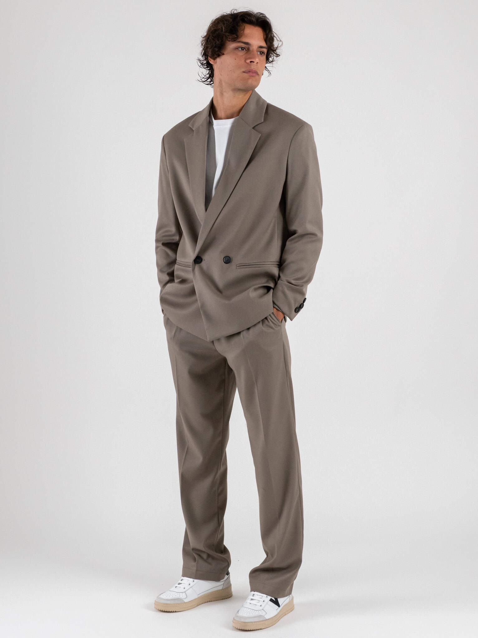 IMPERIAL Giacca over un petto e mezzo JZ1MKBV Taupe