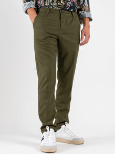 IMPERIAL Pantalone chinos da abito con gamba lunga PD3JKBV Army (4)