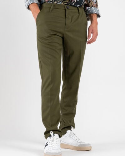 IMPERIAL Pantalone chinos da abito con gamba lunga PD3JKBV Army