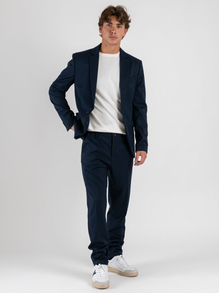 IMPERIAL Pantalone chinos da abito con gamba lunga PD3JKBV Blu 3 Abiti