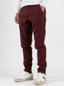 IMPERIAL Pantalone chinos da abito con gamba lunga PD3JKBV Bordeaux (3)