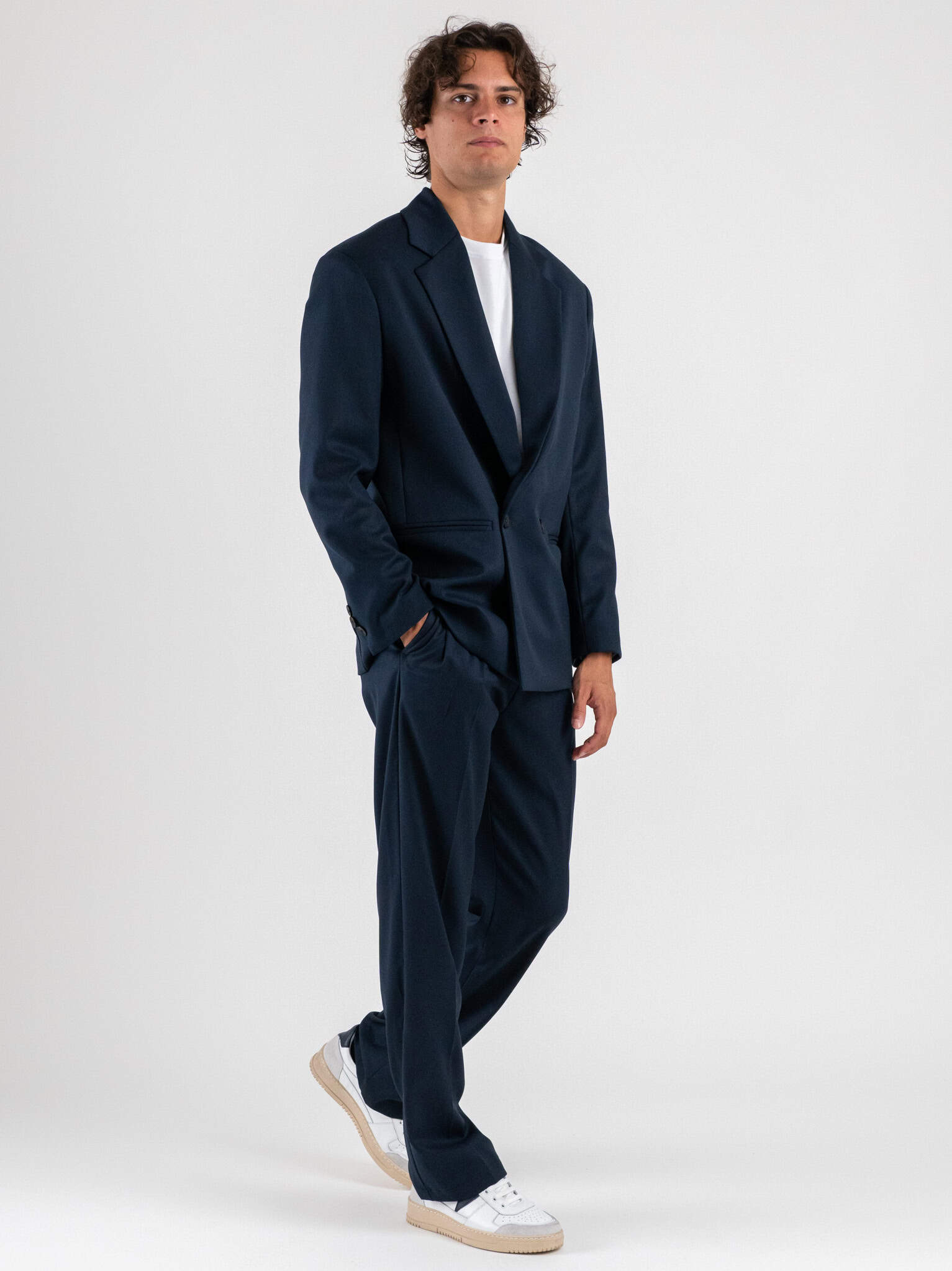 IMPERIAL Giacca over un petto e mezzo JZ1MKBV Navy