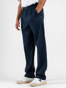 IMPERIAL Pantalone da abito baggy PD3MKBV Navy (7)