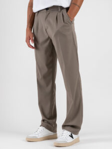IMPERIAL Pantalone da abito baggy PD3MKBV Taupe (4)