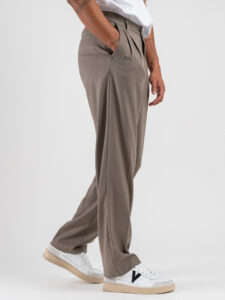 IMPERIAL Pantalone da abito baggy PD3MKBV Taupe (6)