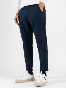 IMPERIAL Pantalone da abito chinos PWB0KBV Navy (4)