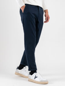 IMPERIAL Pantalone da abito chinos PWB0KBV Navy (6)