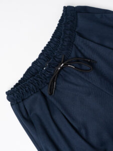 IMPERIAL Pantalone da abito con coulisse in vita e gamba morbida PC8QKBV Navy (8)