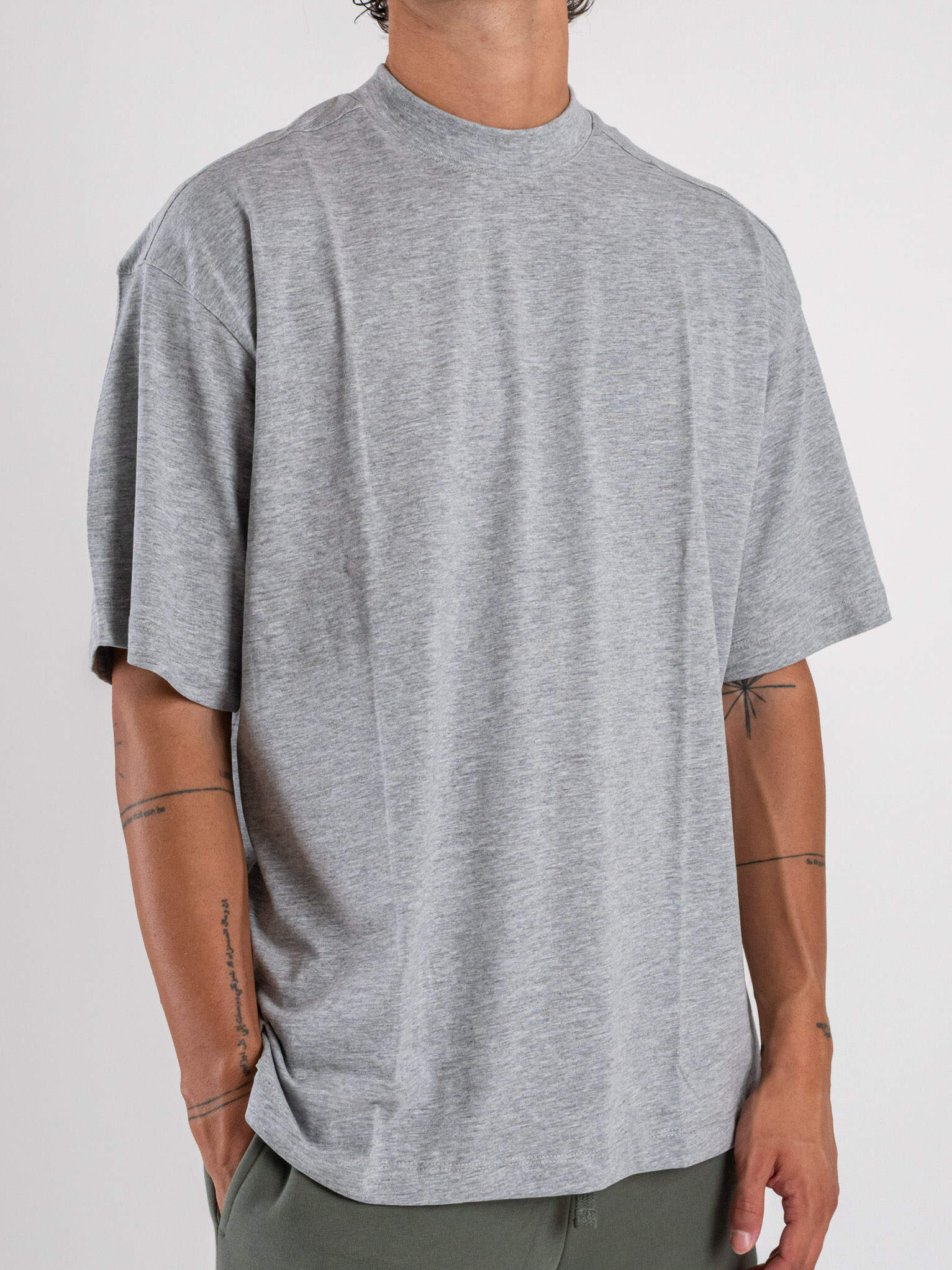 OVER-D T-shirt boxy fit OC1F2W5T04 Grigio