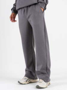 Coordinato con felpa mezza zip+Pantalone baggy fit M01 Antracite (1)