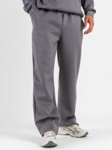 Coordinato con felpa mezza zip+Pantalone baggy fit M01 Antracite (2)