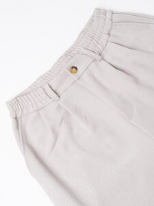 ESTASI Pantalone regular invernale con gamba larga ed elastico in vita YAMAL INV Beige