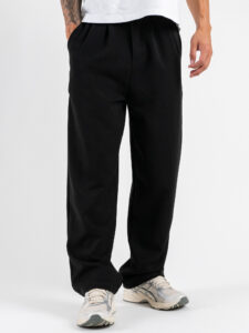 ESTASI Pantalone regular invernale con gamba larga ed elastico in vita YAMAL INV Nero (3)