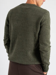 GIANNI LUPO Maglione girocollo morbidissimo GL535S Military (3)