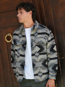 Giacchetta etnica in flanella 7573 Medium Grey (1)