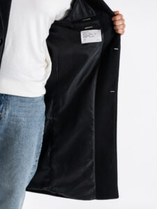 IMPERIAL Cappotto over basico con scollo a V K5441K4986 Nero (6)