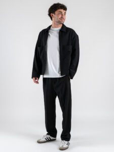 IMPERIAL Giacchetta con zip e tasconi frontali C851930602 Nera (2)